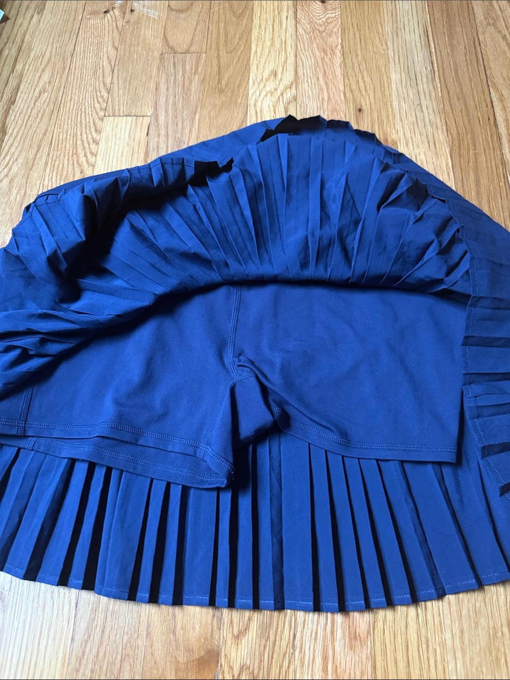Fabletics Navy Pleated Tennis Skirt - Picture 3 of 4